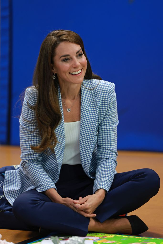 Princess Kate with a natural yet glowing makeup look
