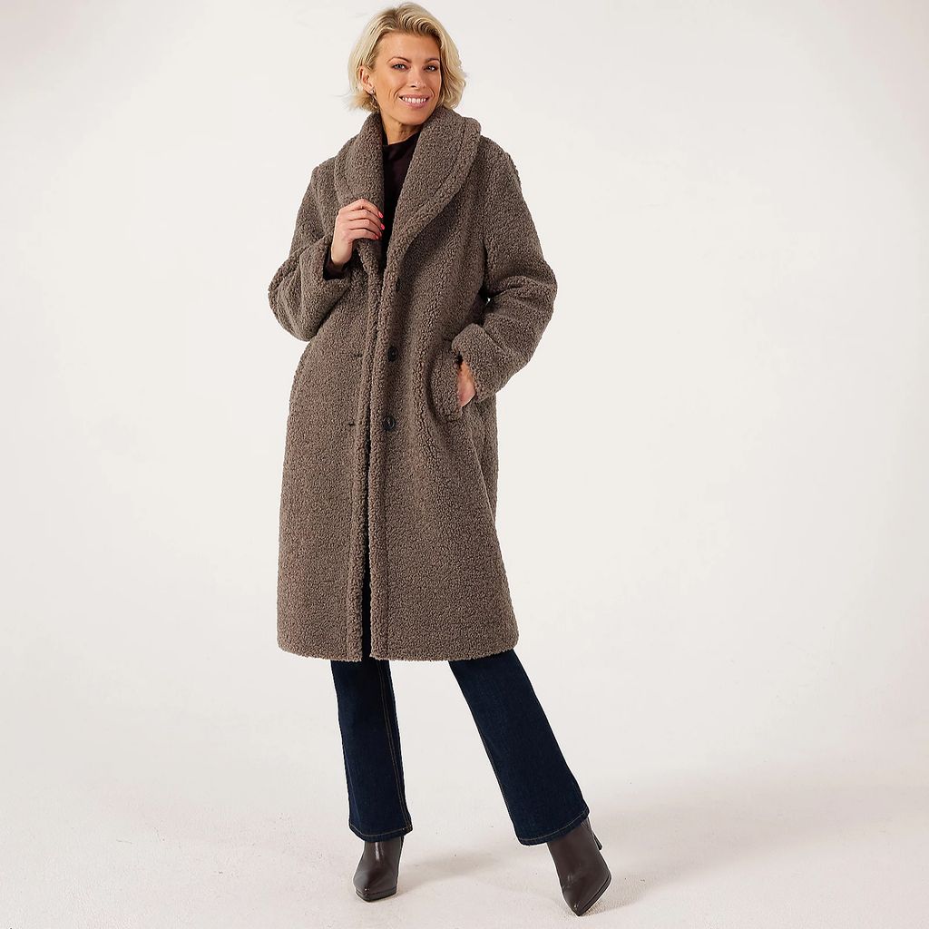 QVC Teddy Coat