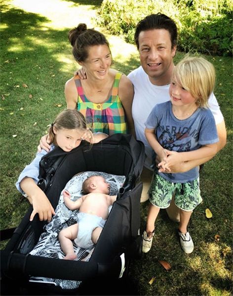 Jamie Oliver reveals his baby's name