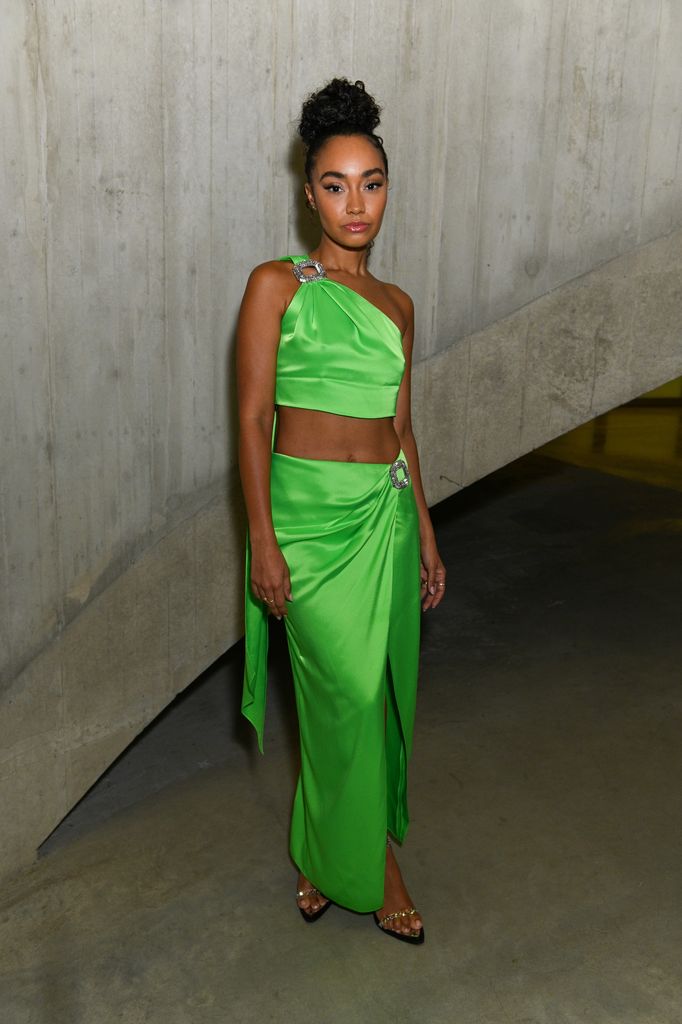 Leigh-Anne Pinnock attends the David Koma SS24 show during London Fashion Week on September 16, 2023 in London, England.