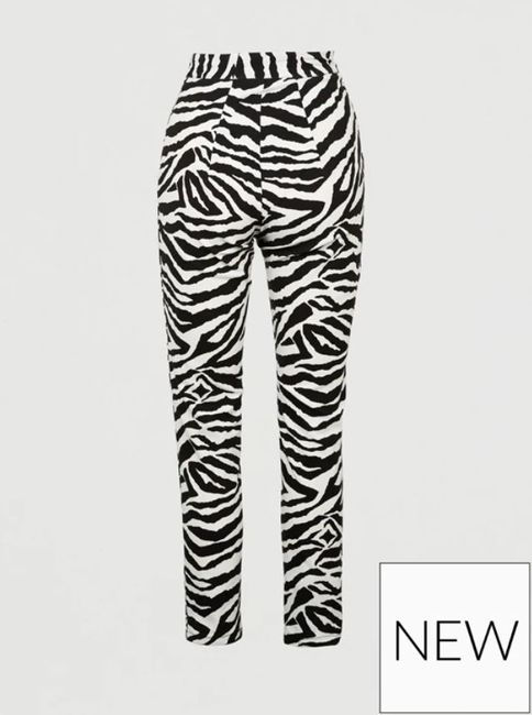 zebra trousers