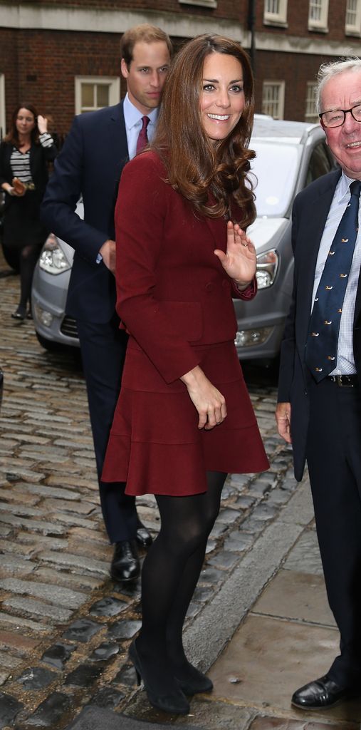 Kate Middleton and Prince William,  in 2012 in London, England at Middle Temple