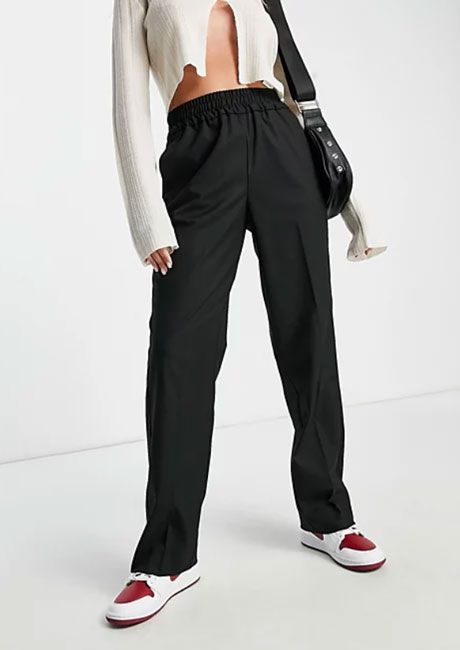 shopping image of black trousers from asos