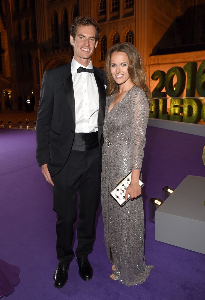 Andy Murray and Kim Murray attend the Wimbledon Winners Ball at The Guildhall on July 10, 2016 in London, England