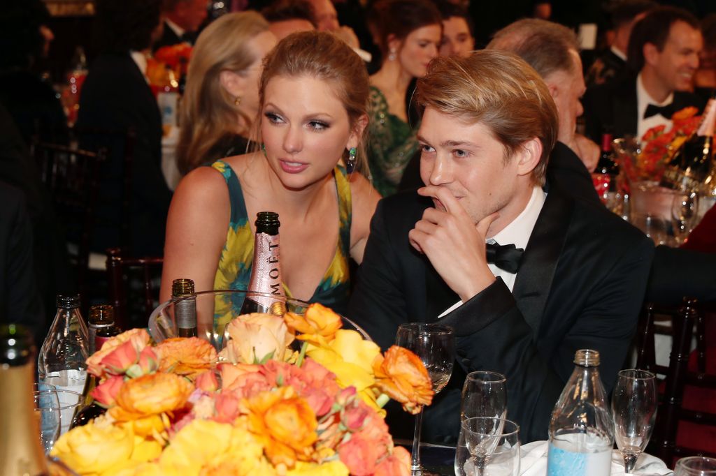 Taylor Swift and Joe Alwyn at the 77th Annual Golden Globe Awards held at the Beverly Hilton Hotel on January 5, 2020. -- (Photo by Christopher Polk/NBC/NBCU Photo Bank)