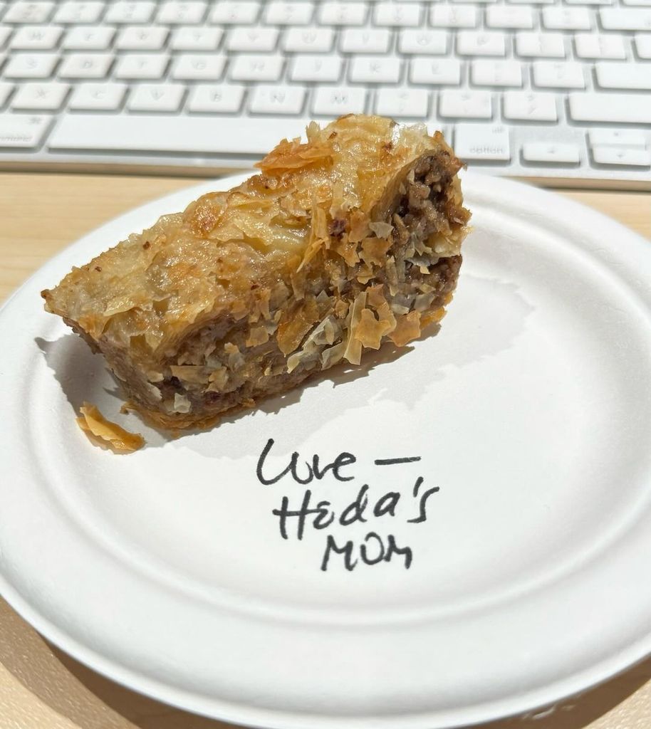 Al Roker shares a photo of a slice of baklava from co-host Hoda Kotb's mom Sammi