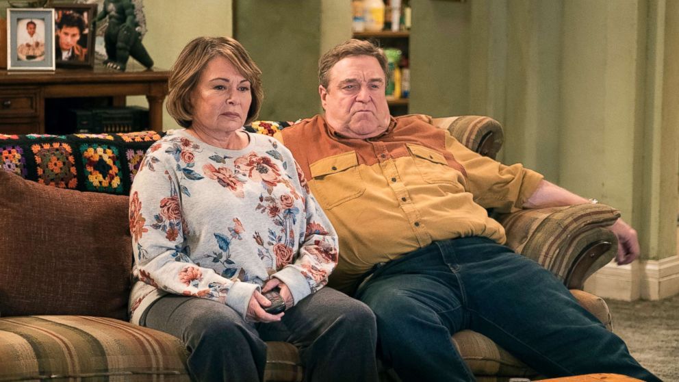 John Goodman in Roseanne with Roseanna Barr