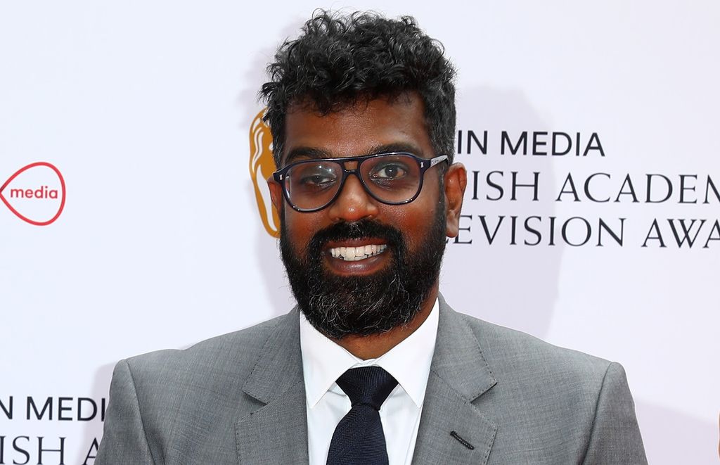 Romesh Ranganathan on red carpet at TV BAFTA 2021