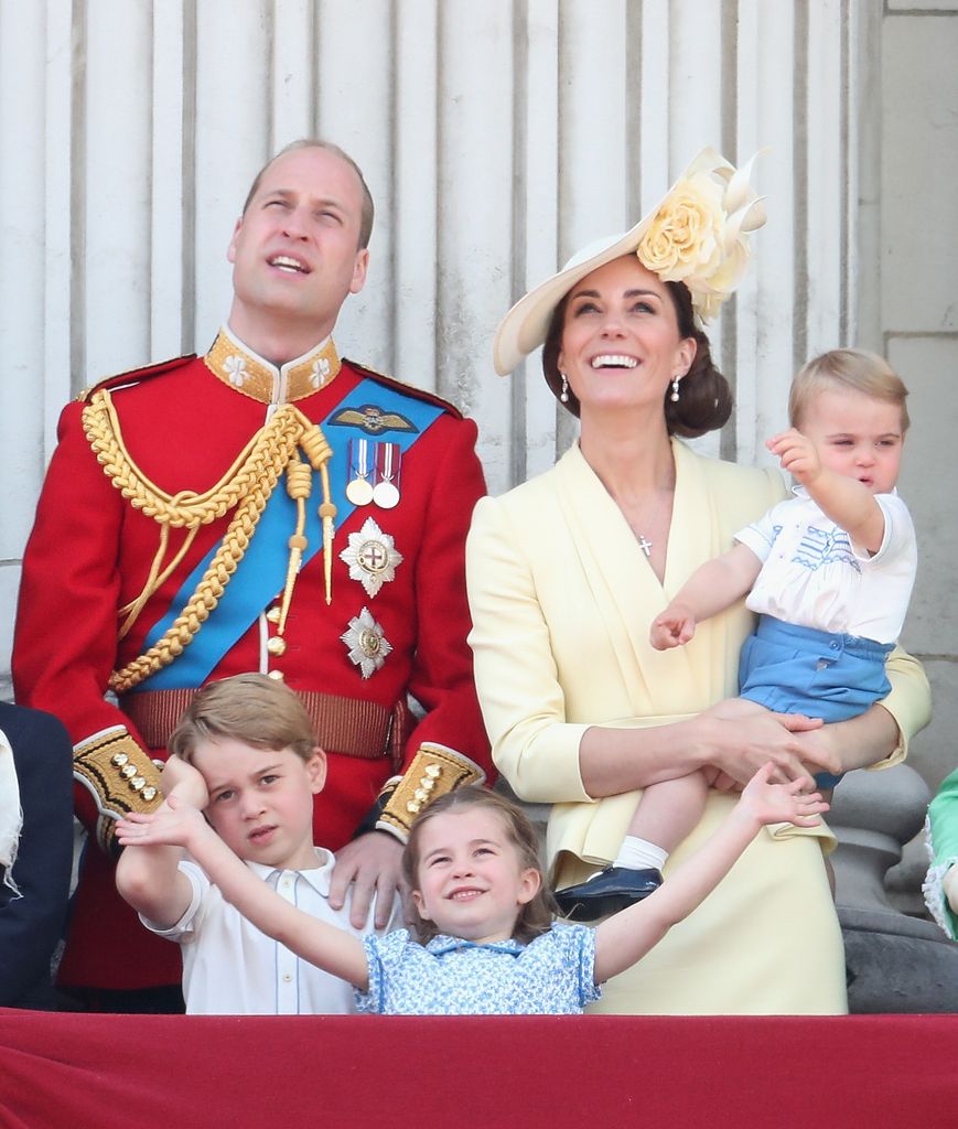 The Prince and Princess of Wales Trooping The Colour 2019