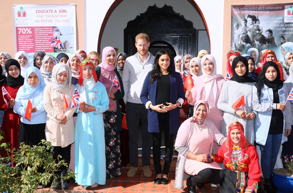 Prince Harry and Meghan Markle at boarding school in Morroco