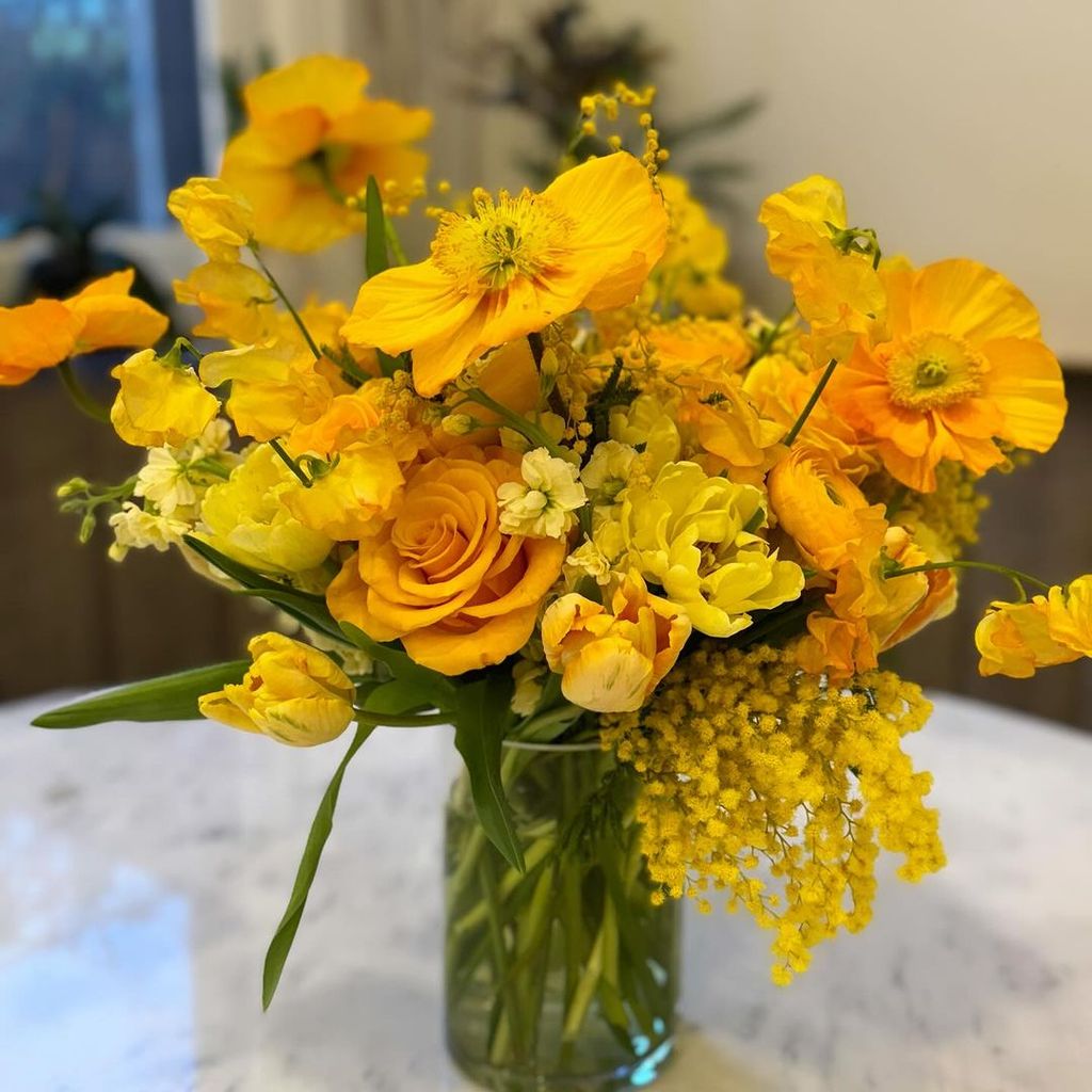 The flowers Savannah received from Hoda on her book launch day