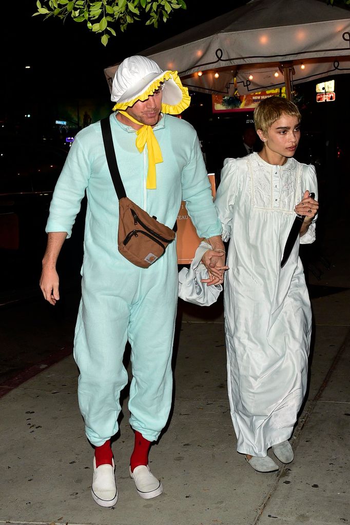 Channing Tatum and Zoë Kravitz dressed up for Kendall Jenner's Halloween party over the weekend 