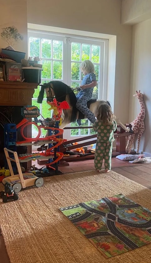 Carrie and Boris have an amazing playroom for their children