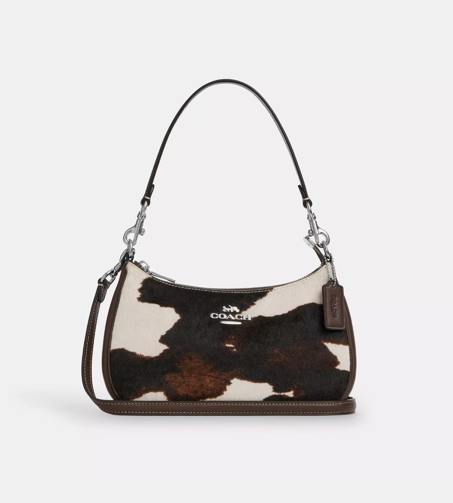 Teri Shoulder Bag With Cow Print