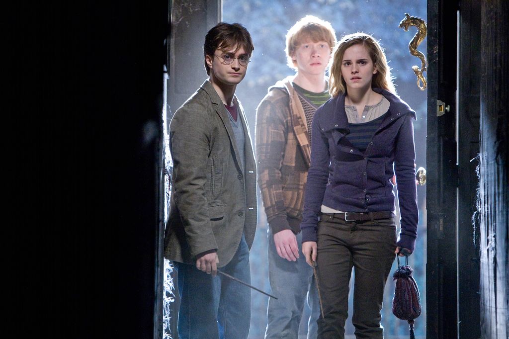 Emma Watson, Rupert Grint and Daniel Radcliffe in Harry Potter & The Deathly Hallows Part 1