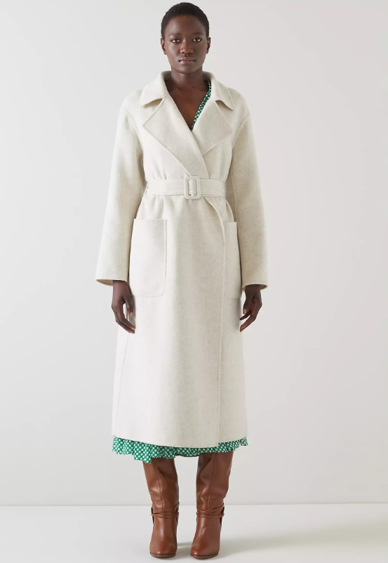 8 best cream coats women: Long coats, puffers, trench coats & more | HELLO!