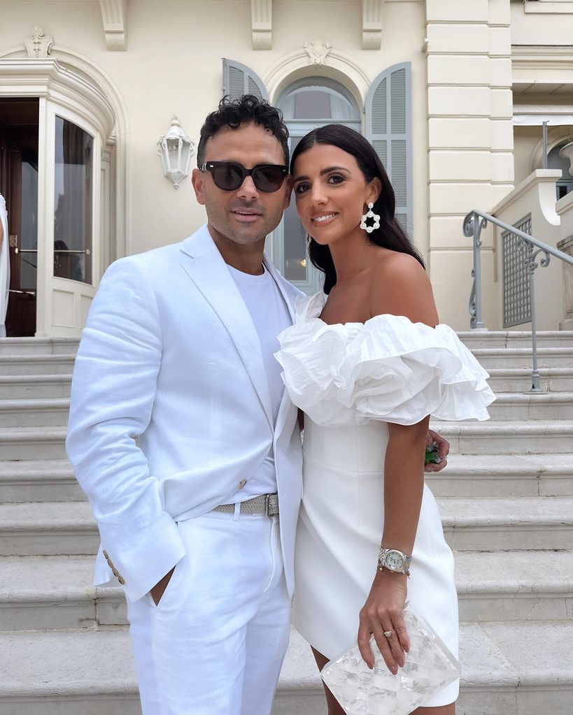 ryan thomas and lucy mecklenburgh in white