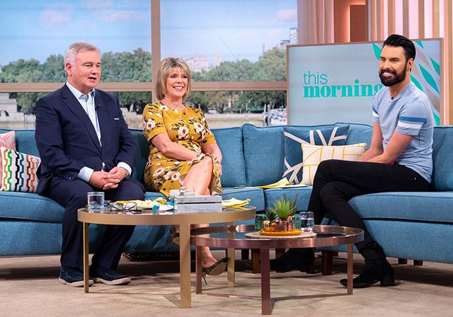 Ruth Langsford and Eamonn Holmes with Rylan Clark on This Morning