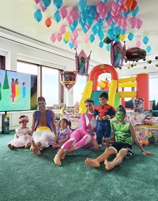 Cristiano Ronaldo kids playroom
