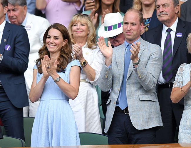 kate middleton at wimbledon with prince william