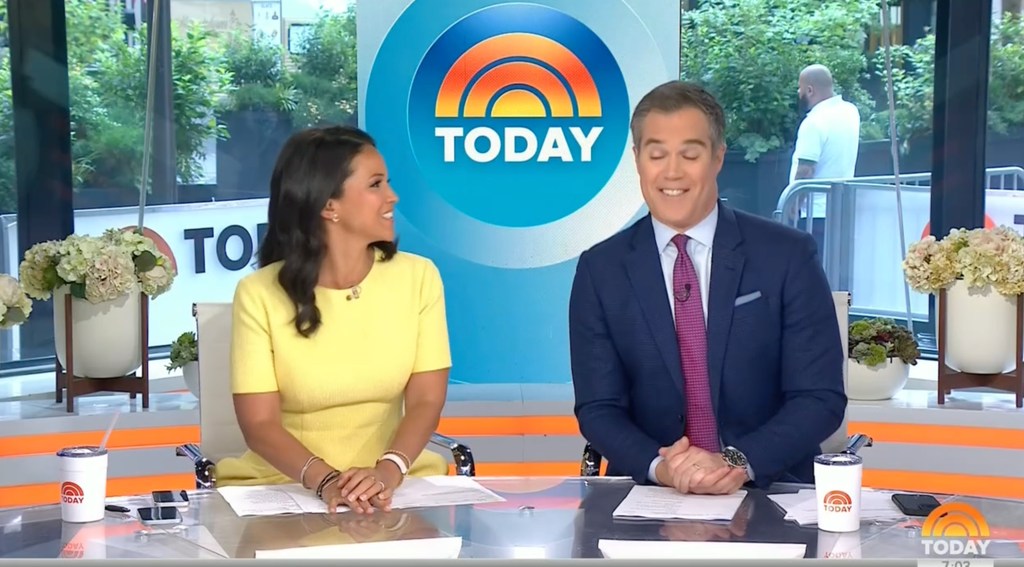 Lauren Jarrett and Peter Alexander on Today