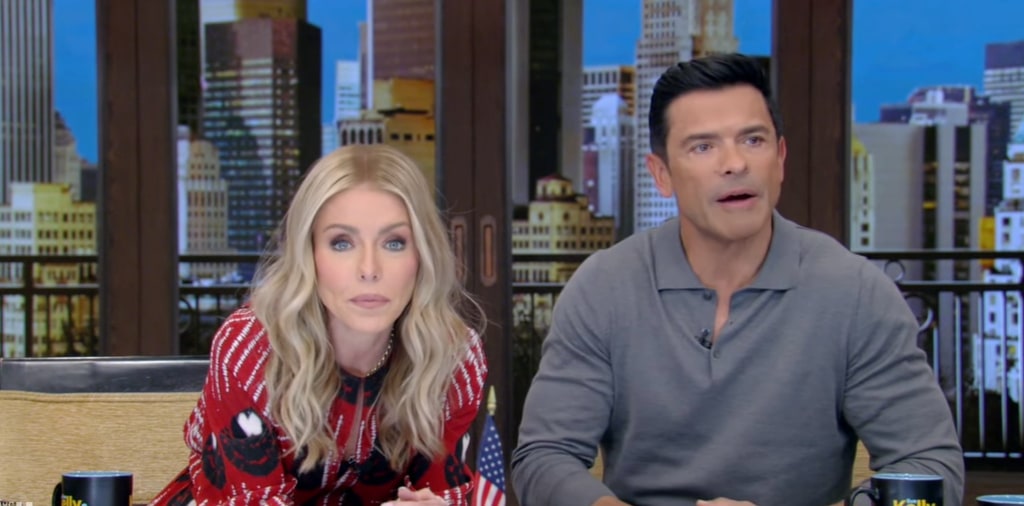 Kelly Ripa and Mark Consuelos on LIVE with Kelly and Mark, February 11, 2025