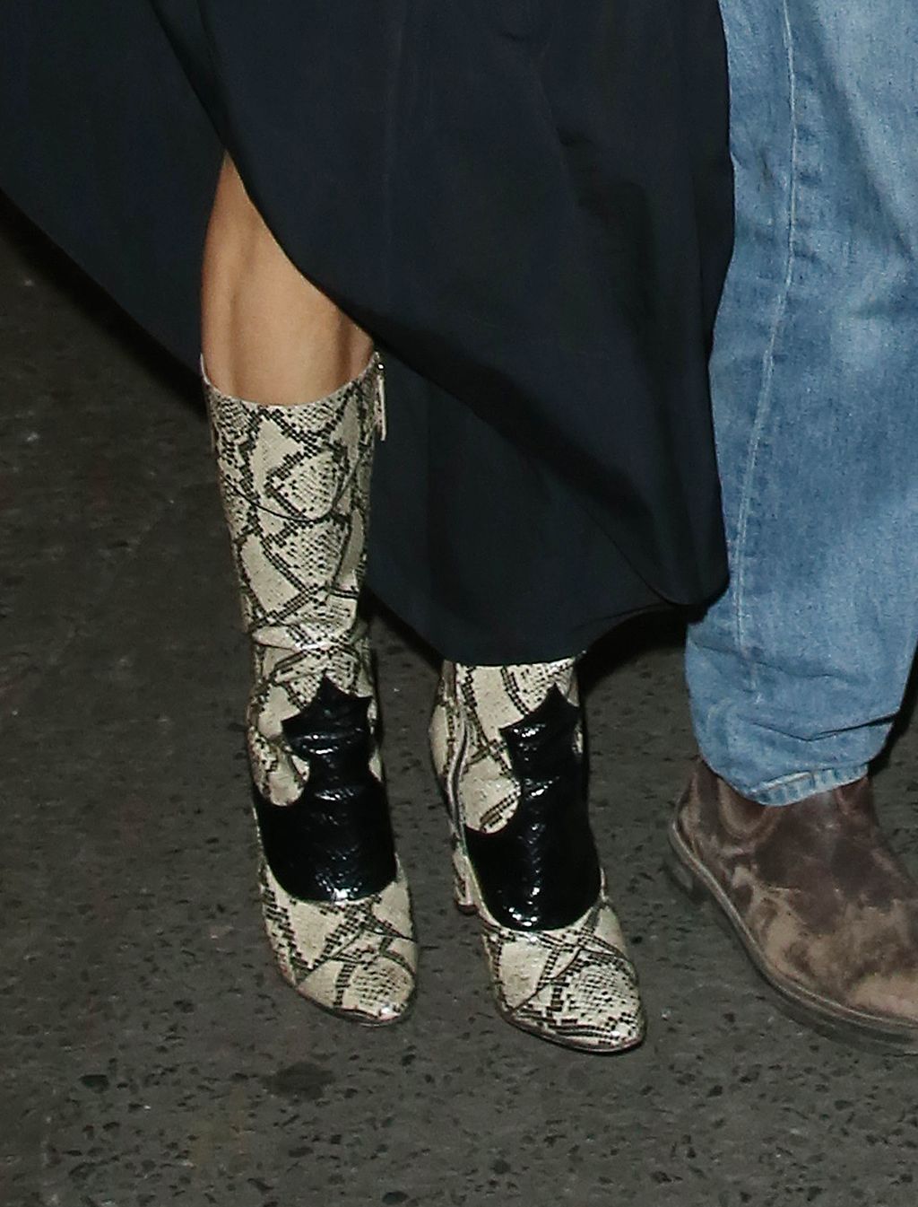 Sienna wore the coolest boots from Gucci