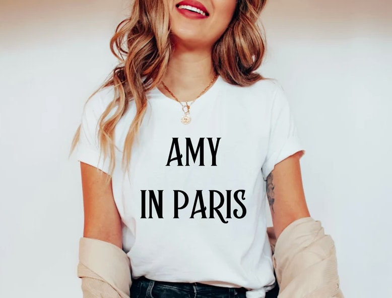 Emily in Paris personalised T-shirt