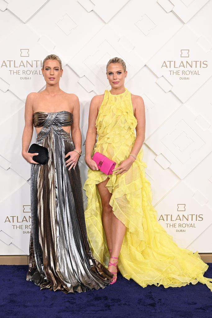 Lady Amelia Spencer and Lady Eliza Spencer attend the Grand Reveal Weekend for Atlantis The Royal, Dubai's new ultra-luxury hotel on January 21, 2023 in Dubai, United Arab Emirates.  (Photo by Jeff Spicer/Getty Images for Atlantis The Royal)