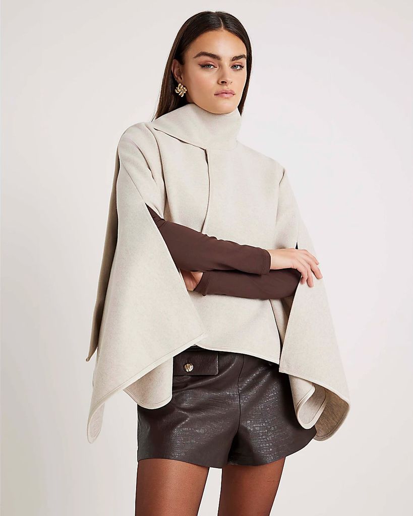 River Island cape coat
