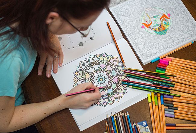 adult colouring books