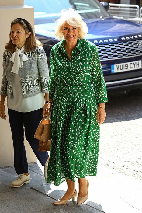 duchess camilla green dress