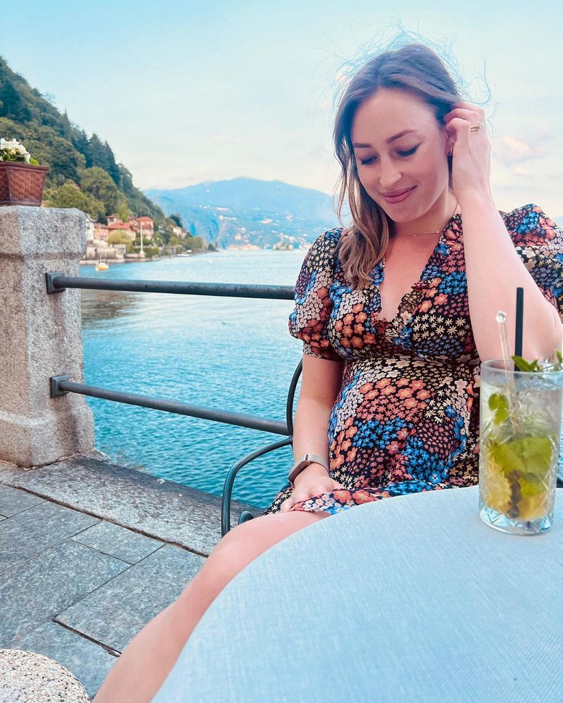 Tatiana Mountbatten showcases her baby bump in Italy