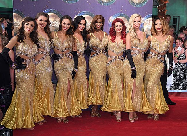 strictly female dancers