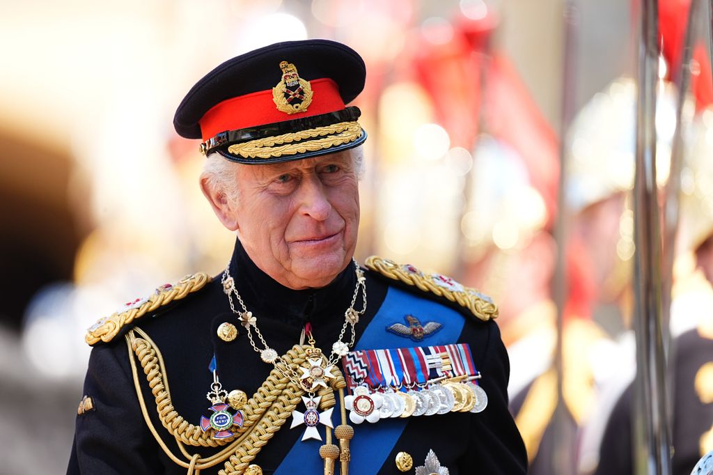 king charles in military uniform