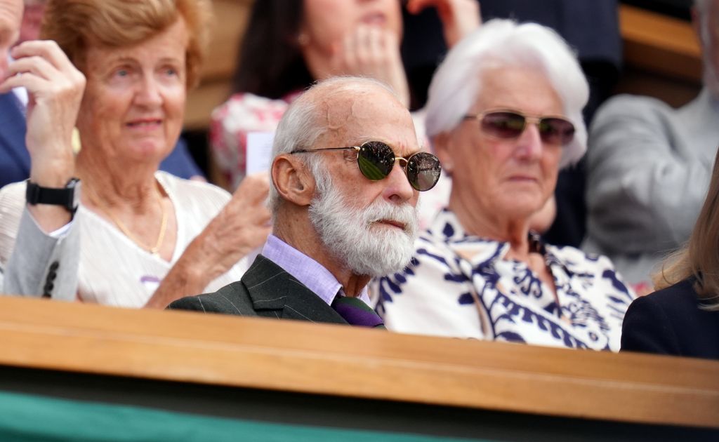 Prince Michael of Kent in the Royal Box on day four