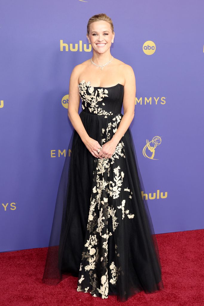 Reese Witherspoon attends the 76th Primetime Emmy Awards at Peacock Theater on September 15, 2024 in Los Angeles, California