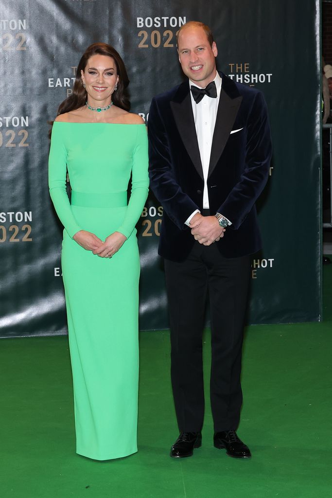 Catherine, Princess of Wales and Prince William, Prince of Wales attend the Earthshot Prize 2022 at MGM Music Hall at Fenway on December 02, 2022 in Boston, Massachusetts.