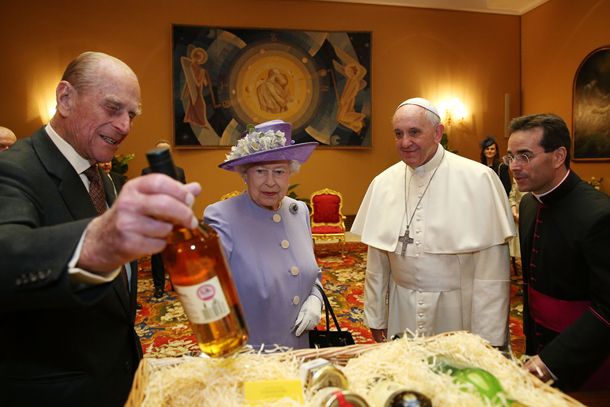 The Queen and Pope Francis