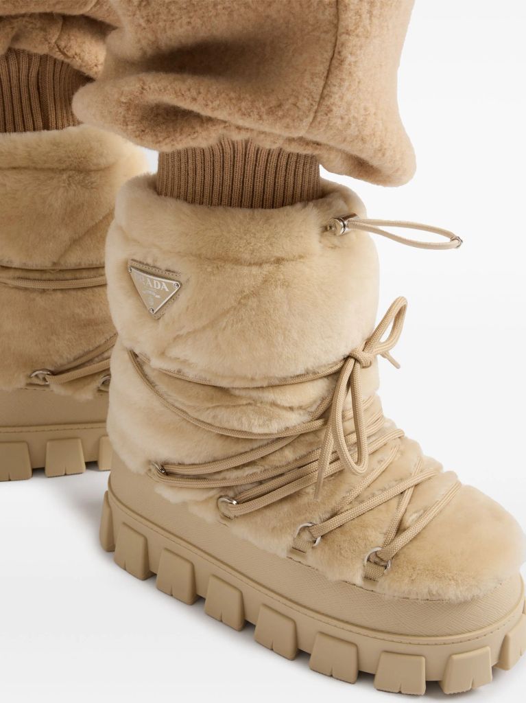 Prada Après ski shearling boots