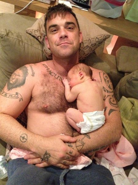 Robbie Williams and Teddy
