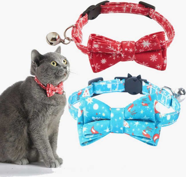 christmas collars for cats
