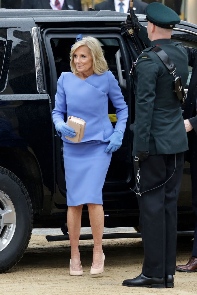 Jill Biden looked stunning in blue