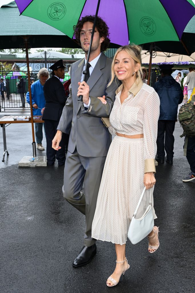 Oli and Sienna Miller attended day nine of the Championships