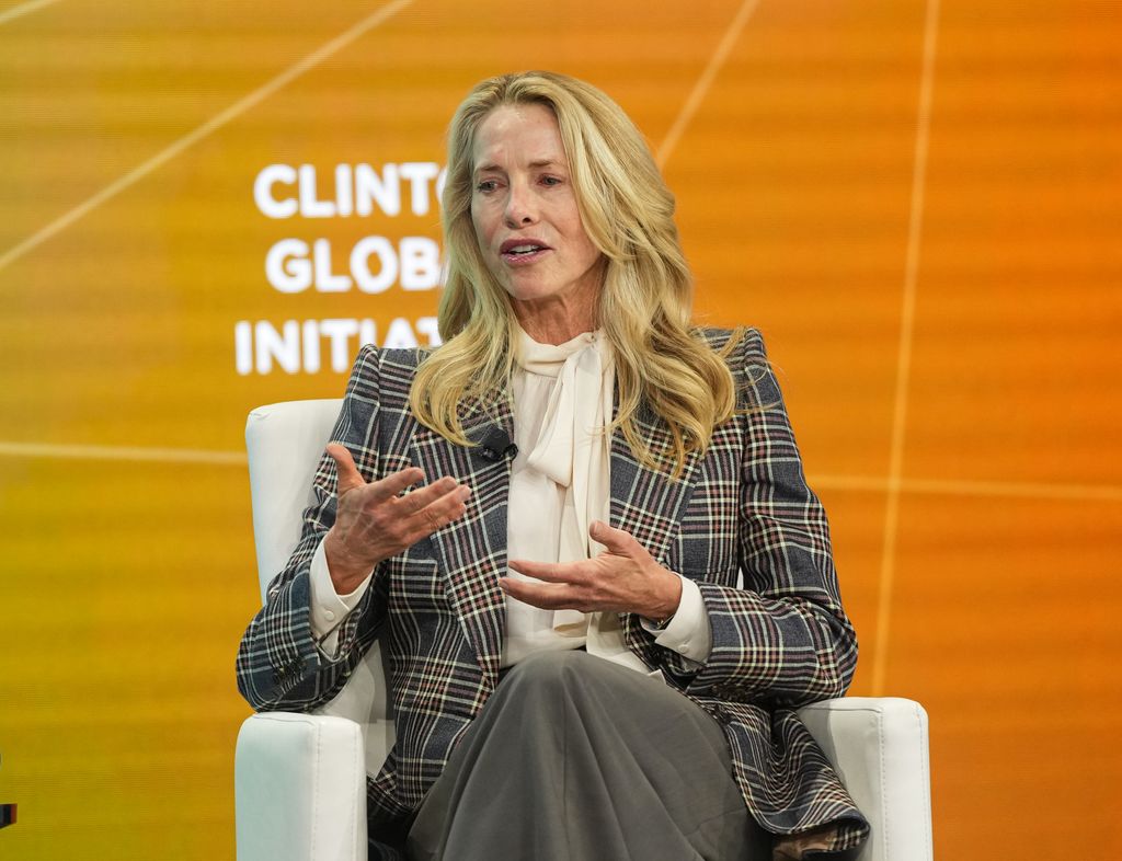 Laurene Jobs speaking