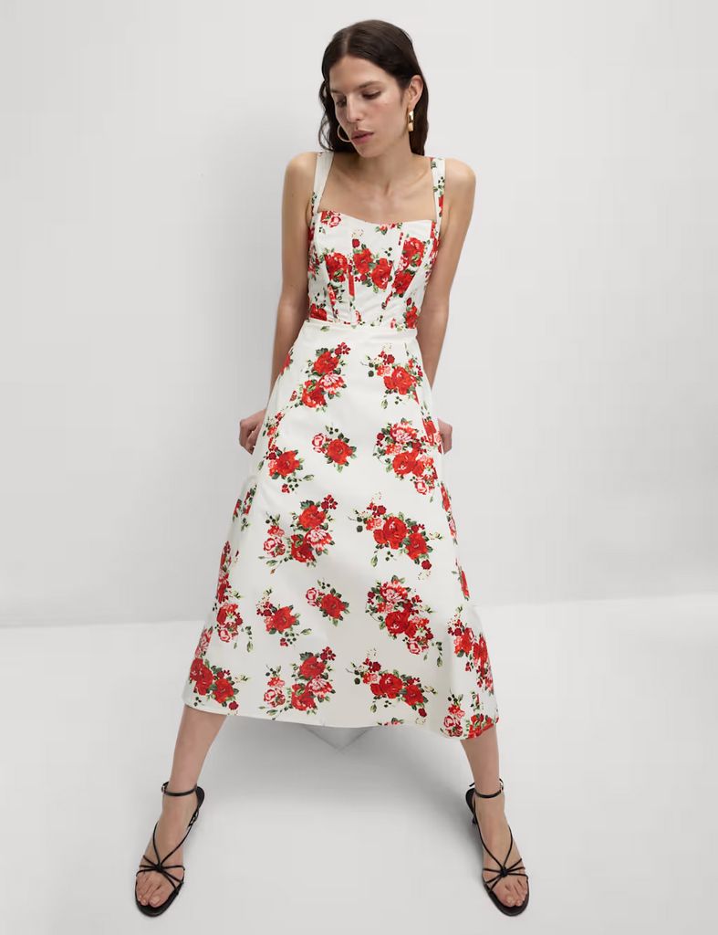 Gaun Bunga Marks & Spencer