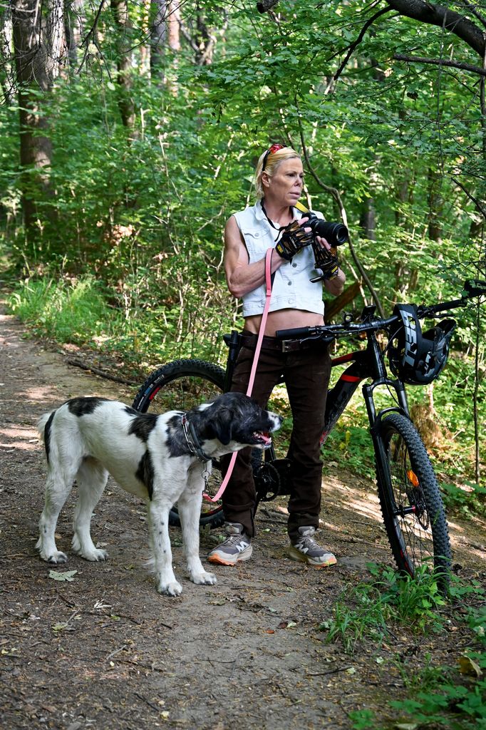 Princess Kalina takes her dog on a four-hour hike most days