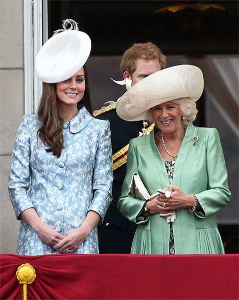 kate middleton and duchess of cornwall early trooping
