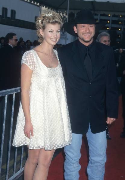 Faith Hill and Tim McGraw in 1997