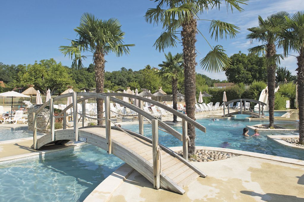 The recently refurbished pool area